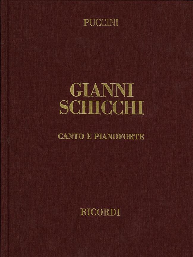 Gianni Schicchi - Testo Cantato In Italiano-Inglese - árie pro zpěv a klavír